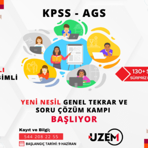 KPSS - AGS | Yeni Nesil Genel Tekrar ve Soru Çözüm Kampı